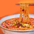 Chinese Instant Spicy Flavor Noodles Soup bowl Instant Noodles Seasoning Packet